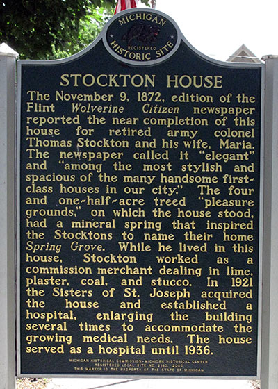 Thomas Stockton House State Historic Marker - Image ©2014 Look Around You Ventures